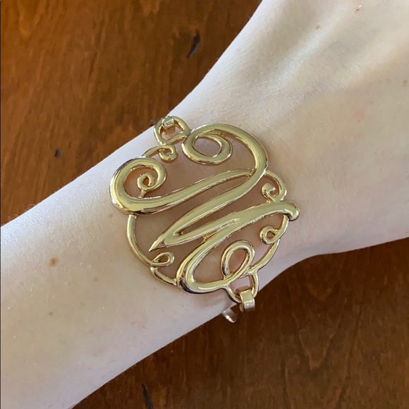 M monogram bracelet bangle - Picture 1 of 4